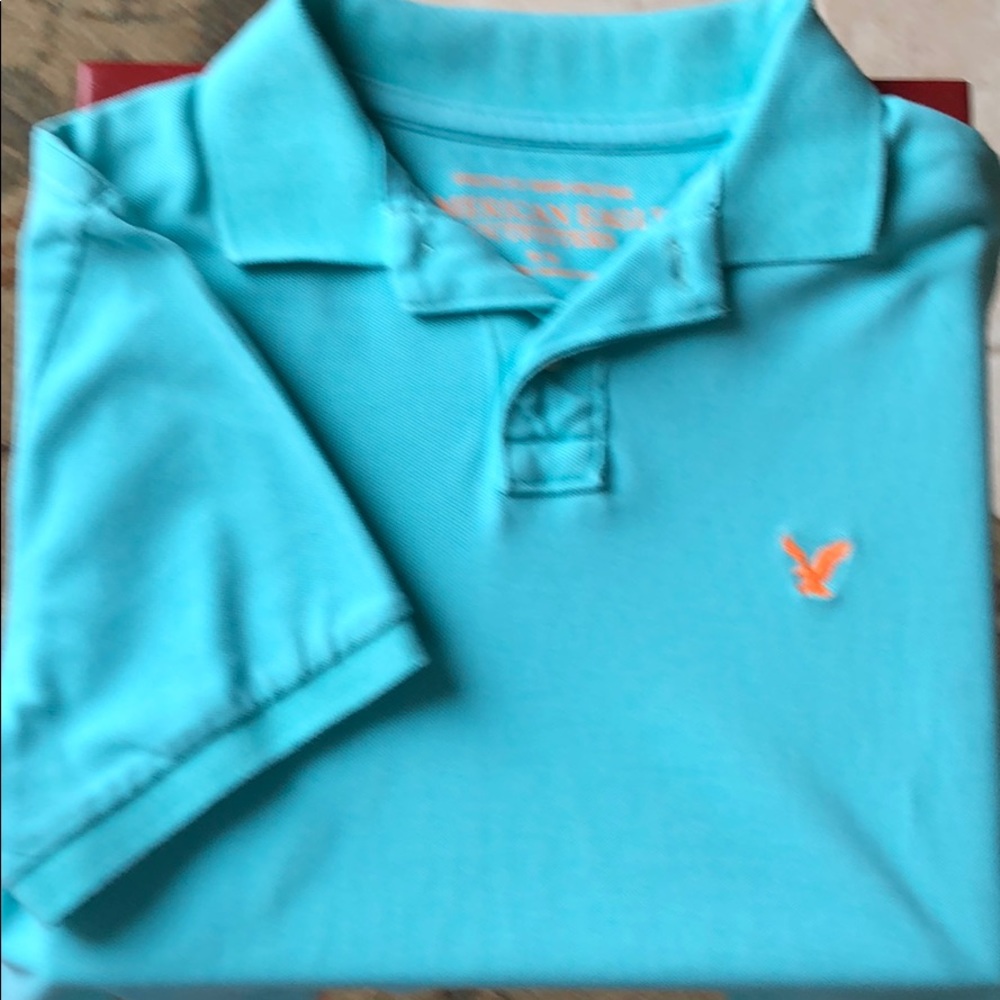 Men’s SS American Eagle polo